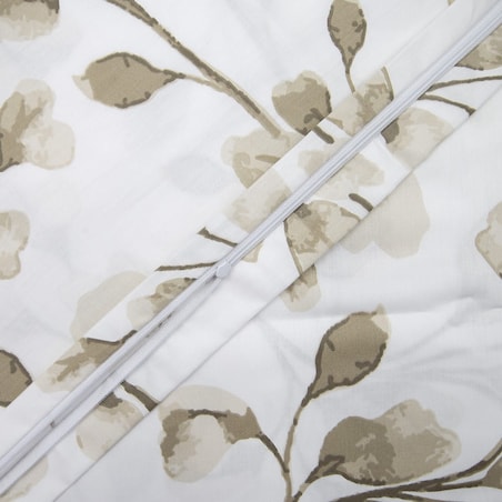 Pościel satynowa 160x200 Puha-1 w kwiaty Luxury