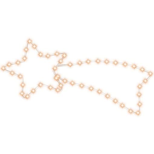 vidaXL Świąteczna dekoracja Gwiazda Betlejemska, 48 LED, 65x28 cm