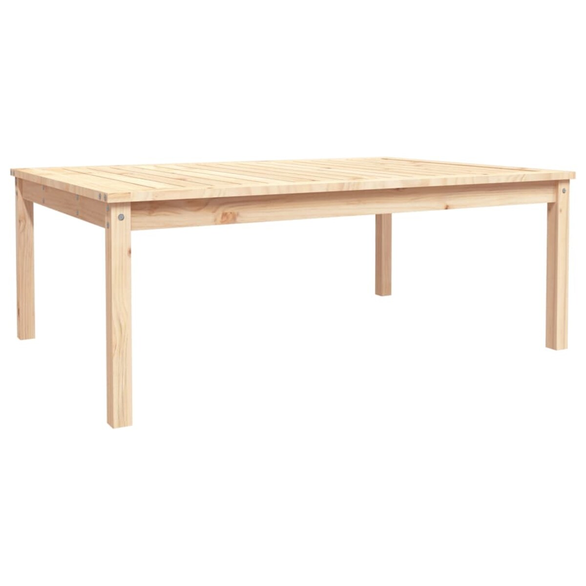 vidaXL Stolik ogrodowy, 121x82,5x45 cm, lite drewno sosnowe