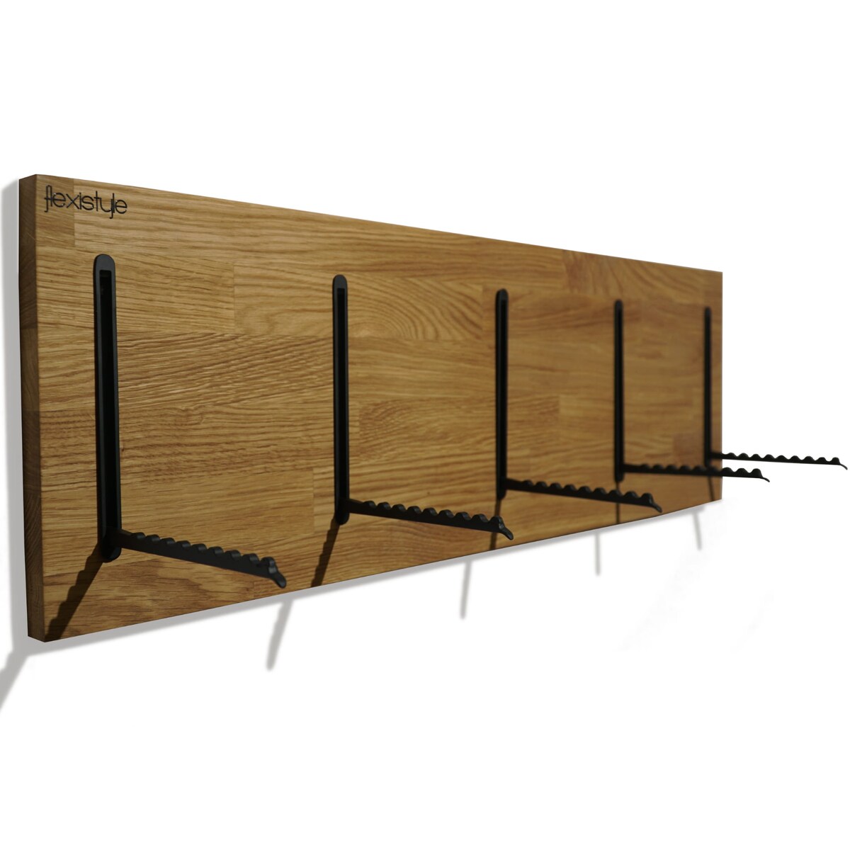 Wieszak na Ubrania Dębowy 25x80cm dębowy