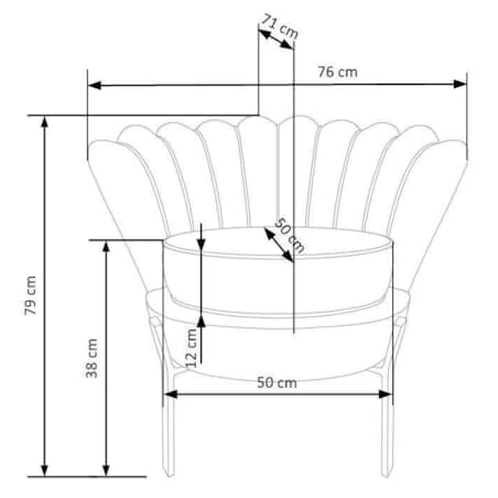 FOTEL MUSZELKA Aniel ZIELONY aksamitny ERGONOMICZNY