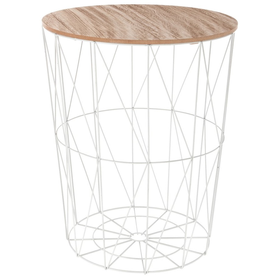 Stolik kawowy wielofunkcyjny z drewnianym blatem, atrakcyjny mebel z funkcją przechowywania