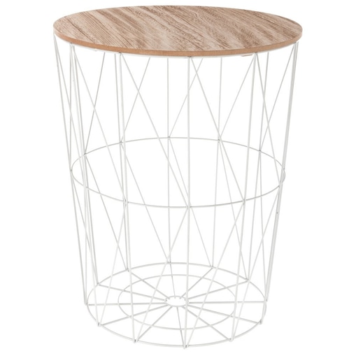 Stolik kawowy wielofunkcyjny z drewnianym blatem, atrakcyjny mebel z funkcją przechowywania