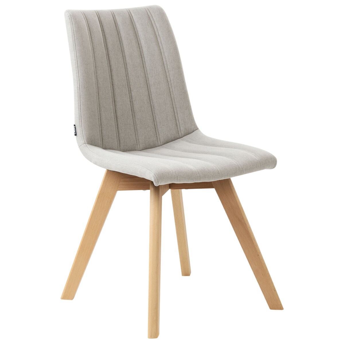 Zestaw 2 krzeseł do jadalni CALGARY II Jasnoszary