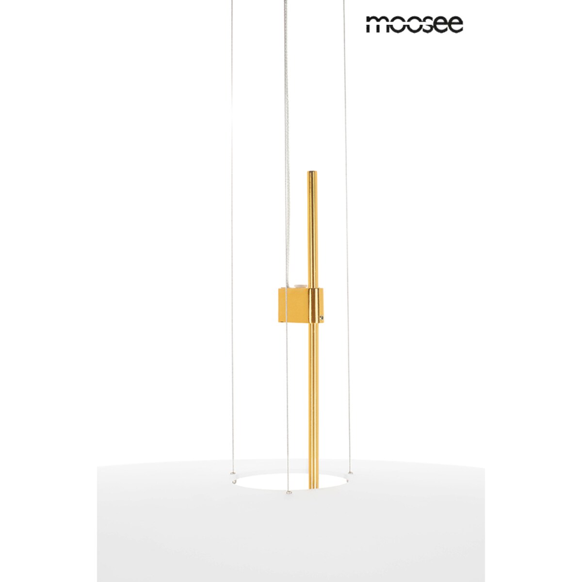 Nowoczesna lampa wisząca Parrot MSE010100244 Moosee LED 11W 3000K złoty biały