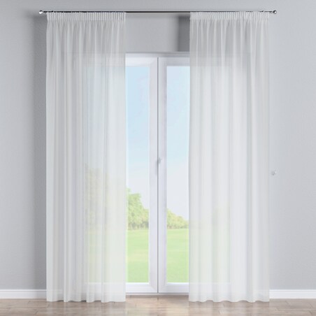 Zasłona na taśmie marszczącej 1 szt. 130x260 kremowy