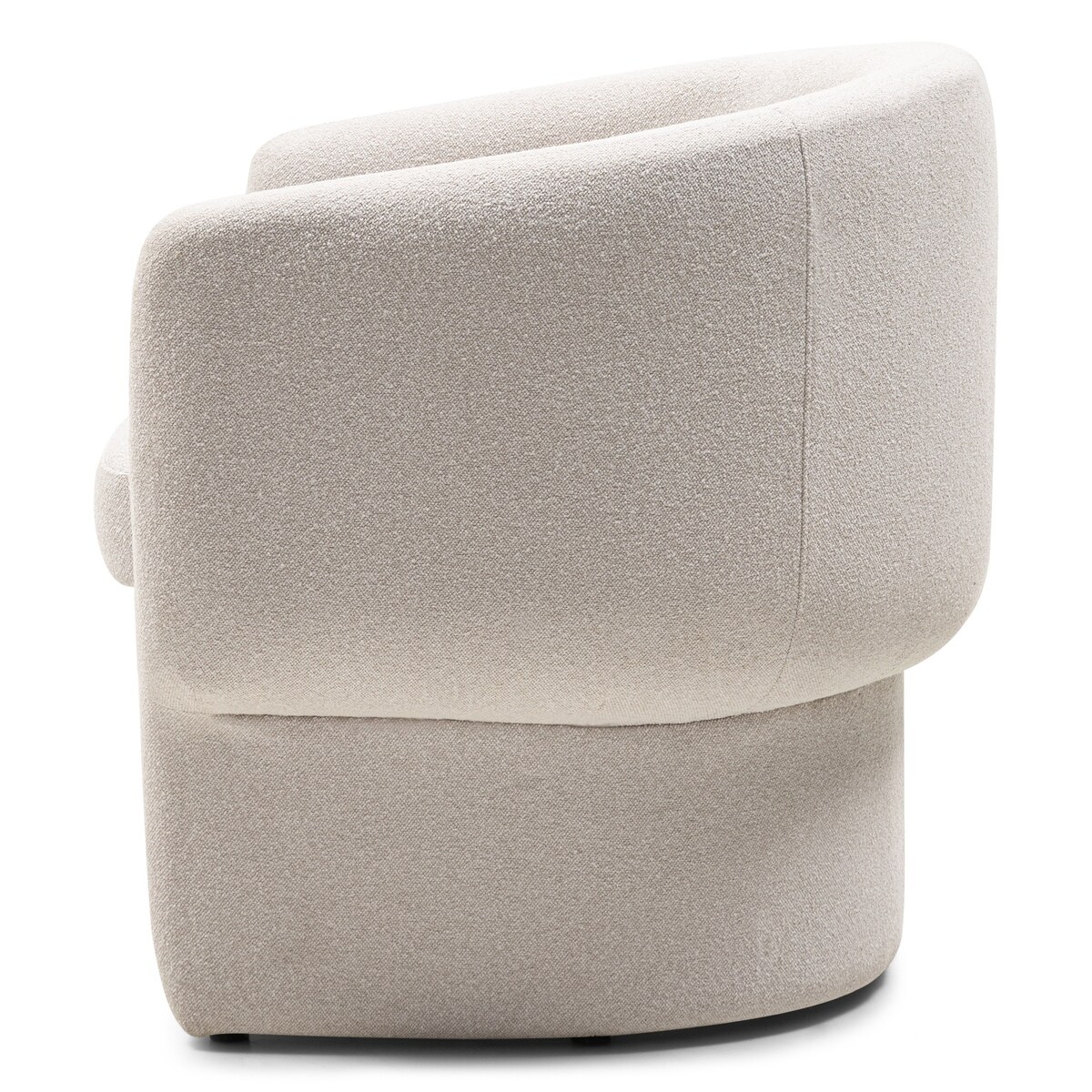 Fotel obrotowy 72x74x69 cm MURIEL jasnobeżowy