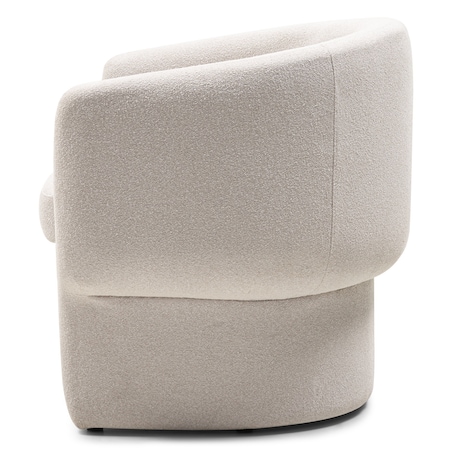 Fotel obrotowy 72x74x69 cm MURIEL jasnobeżowy