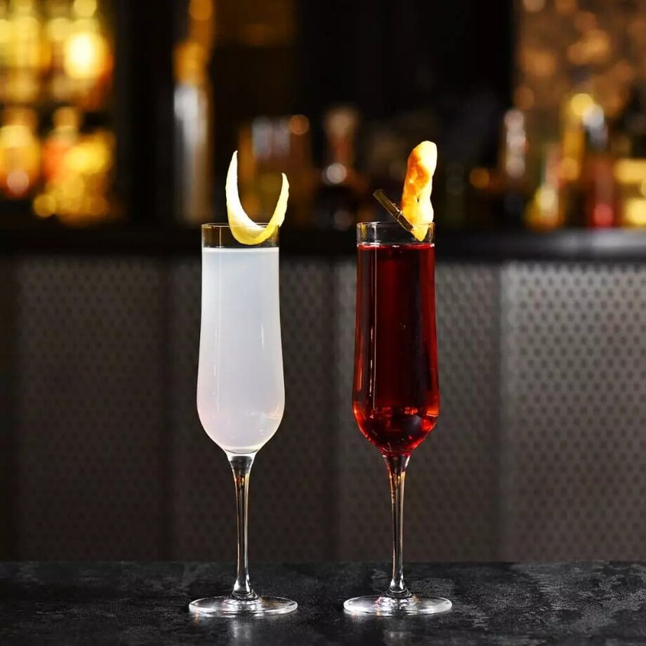 Kieliszki Wysokie Koktajlowe do Szampana Krosno Shake N°7 French75 4 x 120 ml