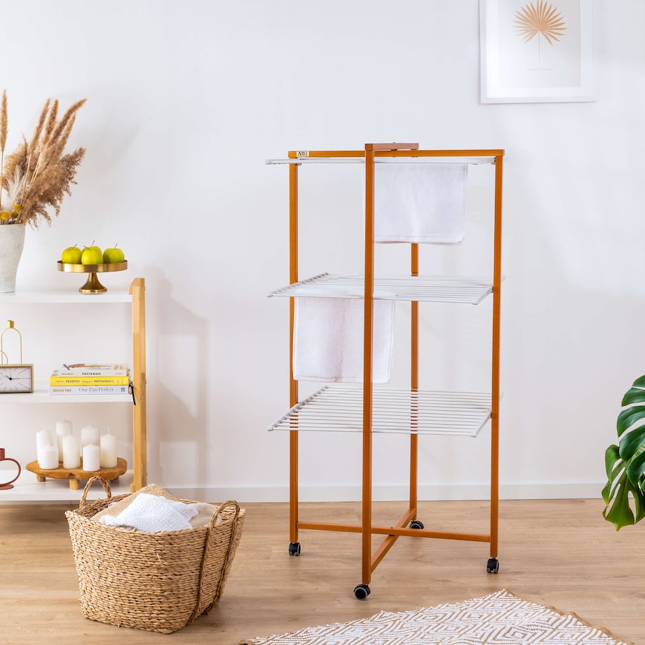 ARREDAMENTI KARISMA Suszarka na pranie - 80 x 68 cm, Brązowy