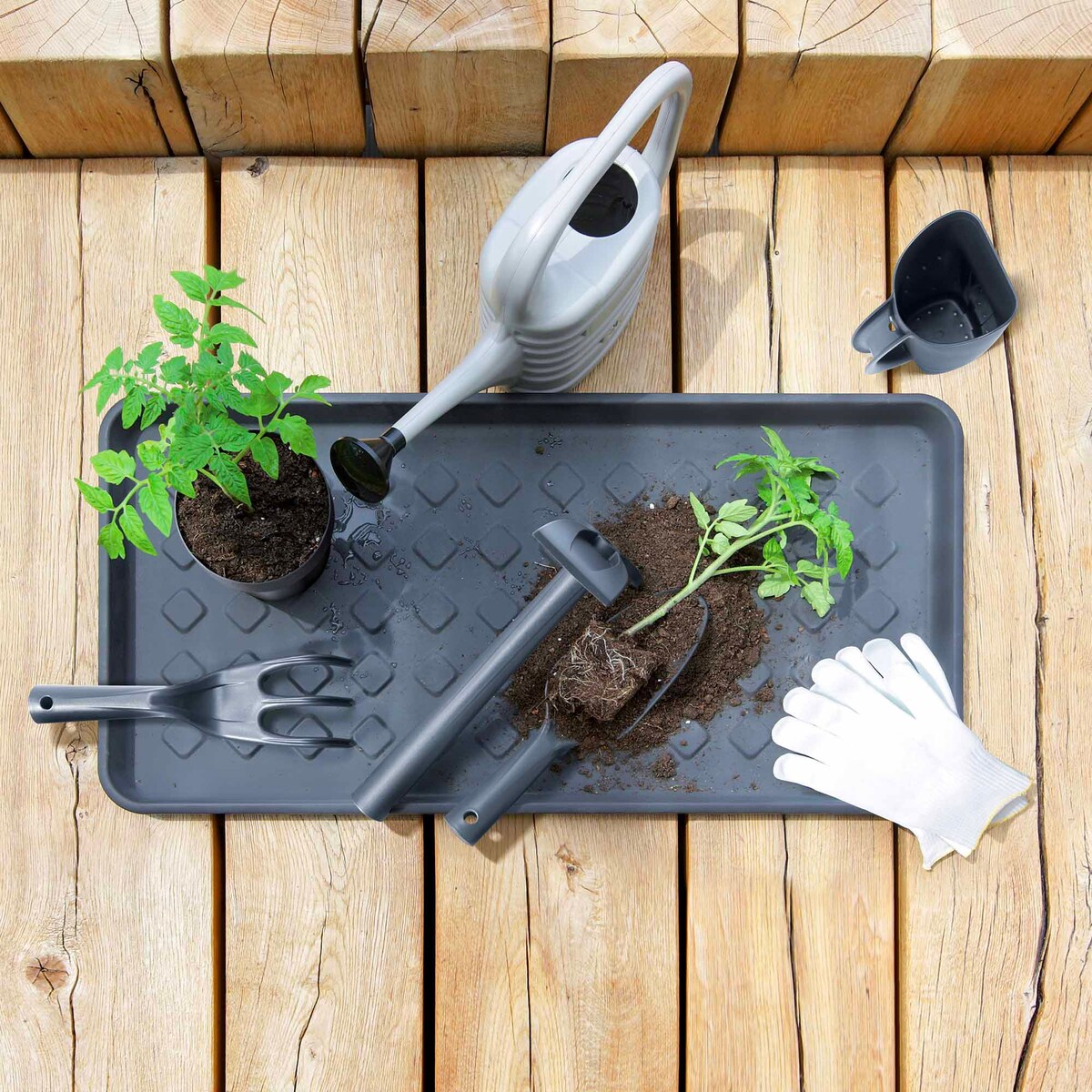 Zestaw Narzędzi Ogrodniczych Grabki Łopatka 6 El.