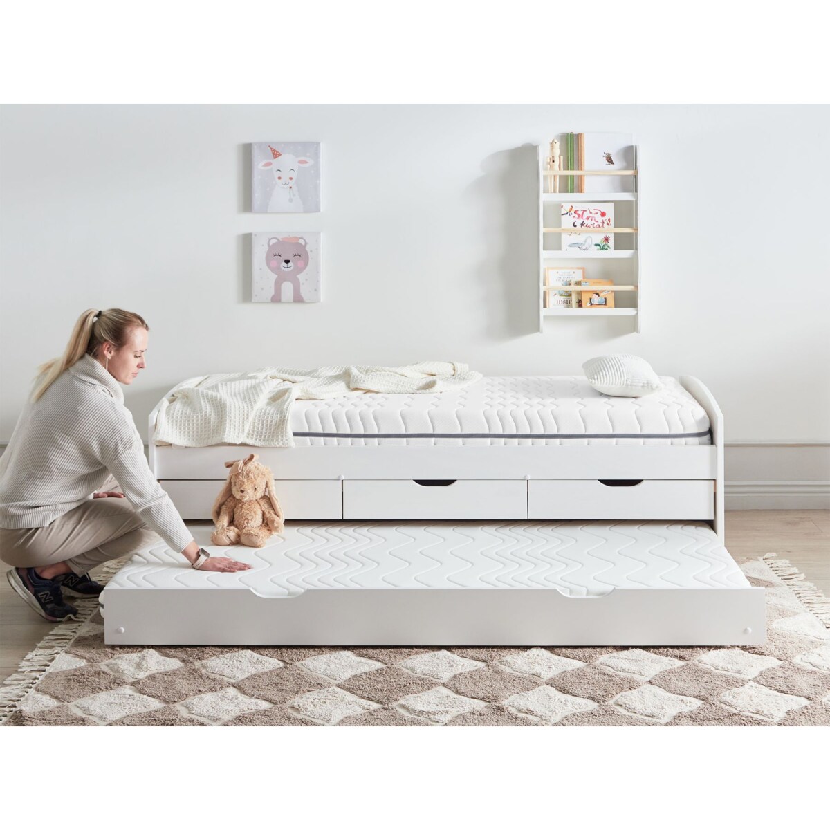 Materac memory foam PETITE Średnio twardy 80 x 200 cm