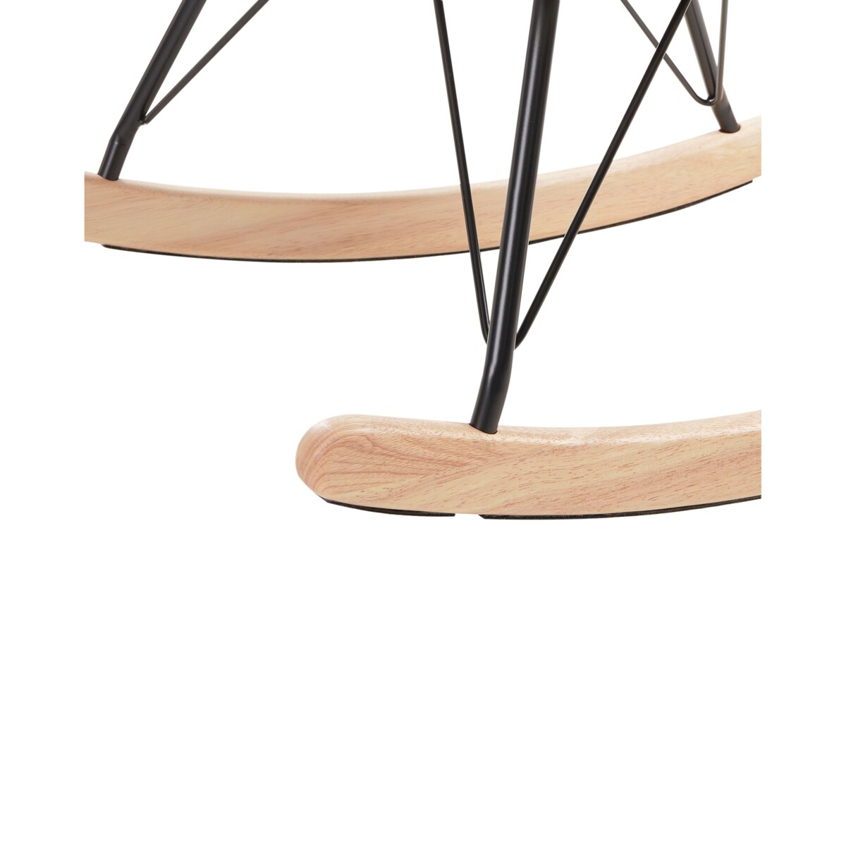 Fotel bujany LUOMA Boucle Beżowy