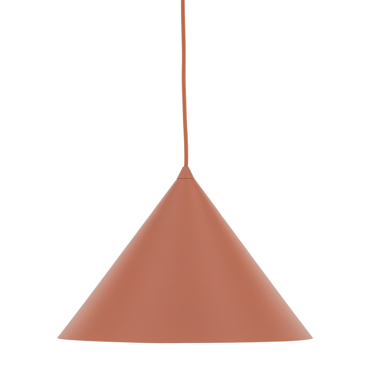 Lampa wisząca TK Lighting CONO BRICK 10065 czerwona metalowa E27 32 cm regulowana do salonu i kuchni