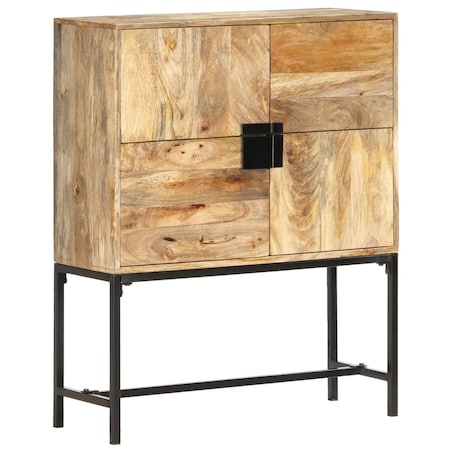 vidaXL Szafka, 80x30x100 cm, lite drewno mango