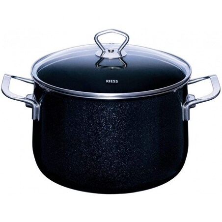 Black Magic Czarny Zestaw 4 Garnków Ceramicznych Z Pokrywkami I Patelnią