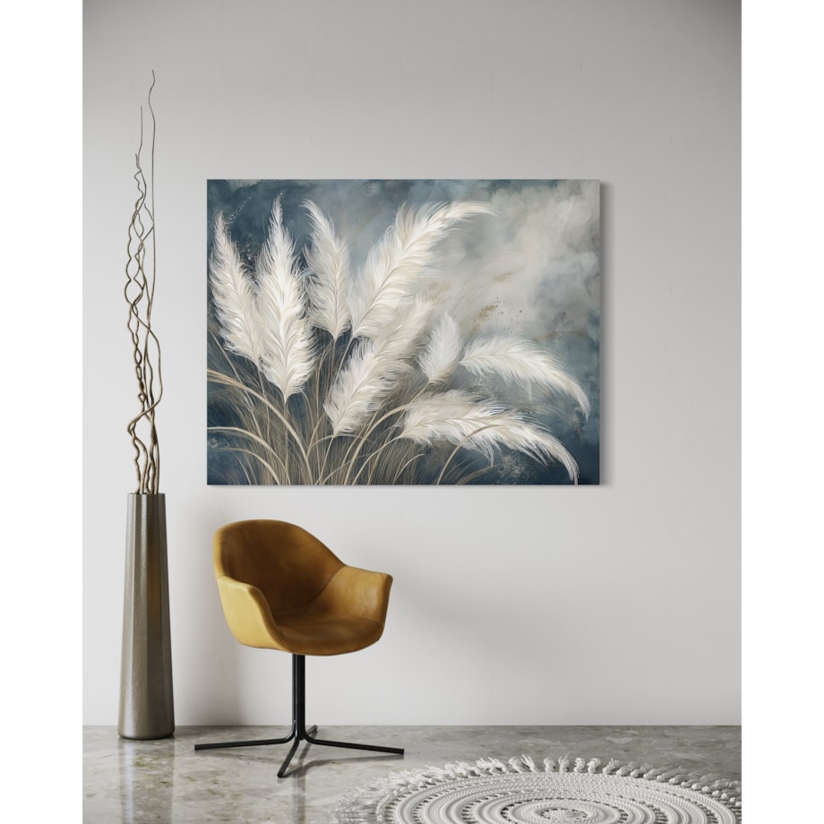 Feeby Obraz na płótnie, Trawa Pampasowa Botanika 120x80