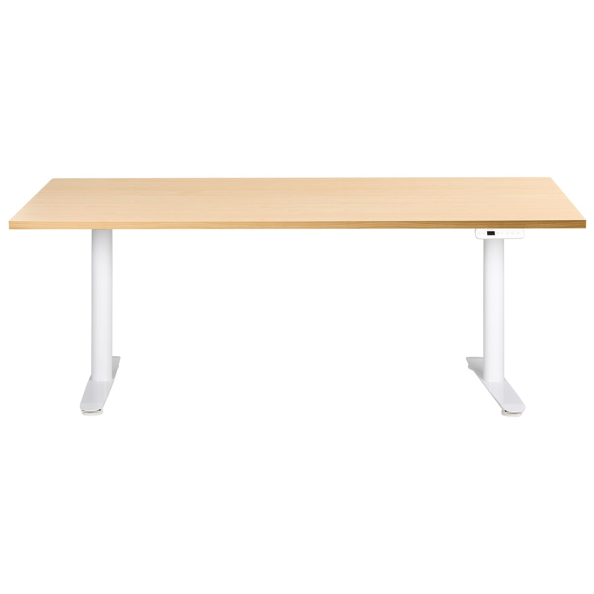 Biurko regulowane elektrycznie DESTINAS Jasny brąz/ biały 180 cm 72 cm