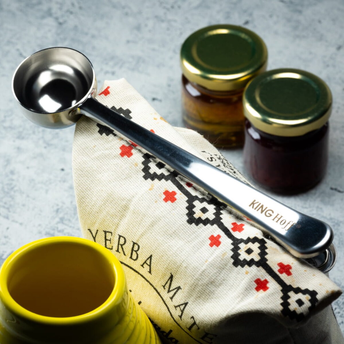 Łyżeczka do kawy z klipsem KINGHOFF