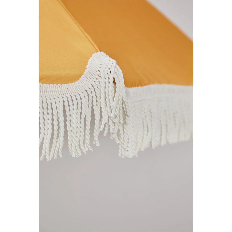 Parasol ogrodowy retro żółty curry Mika Ø175 cm