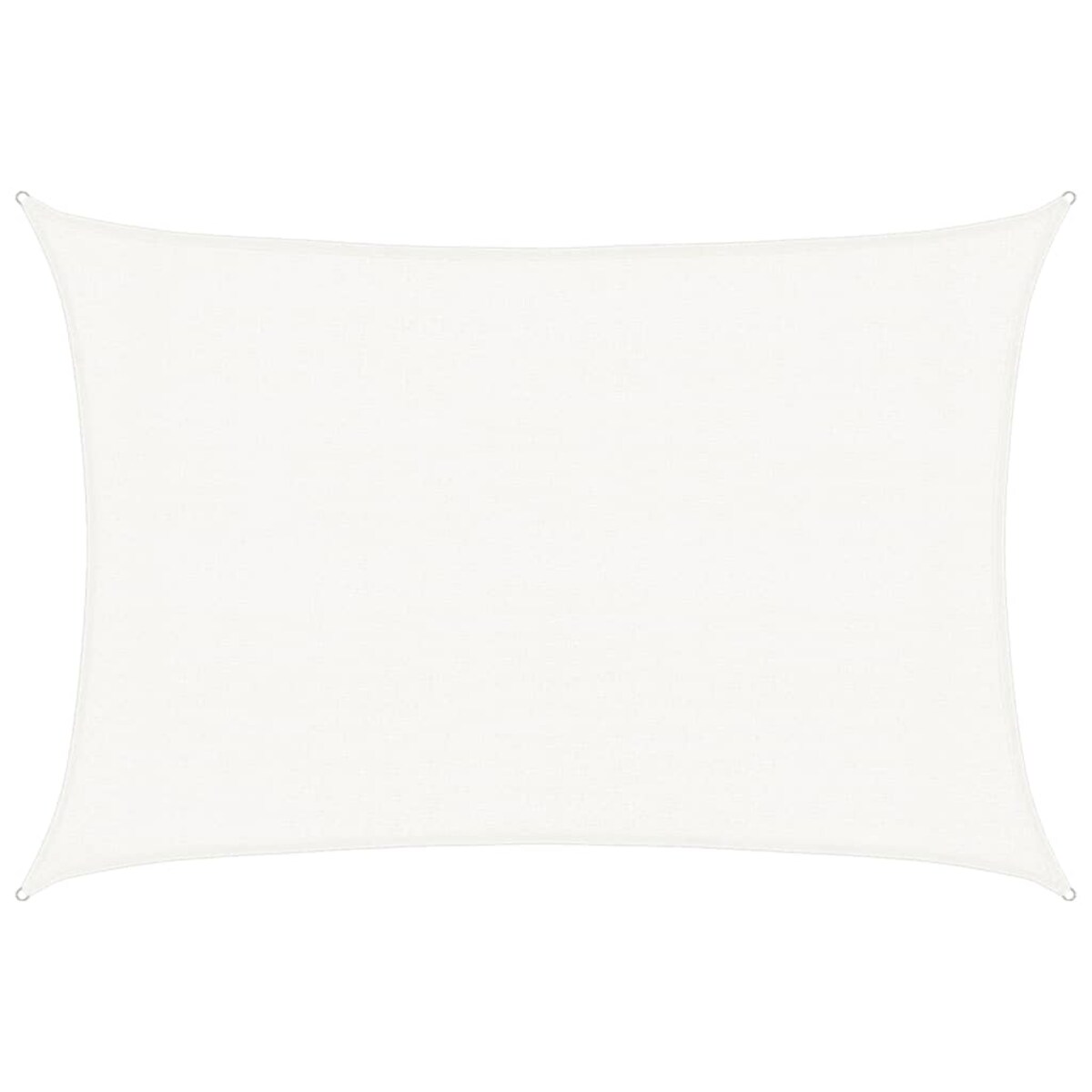 vidaXL Żagiel przeciwsłoneczny, 160 g/m², biały, 3x4,5 m, HDPE