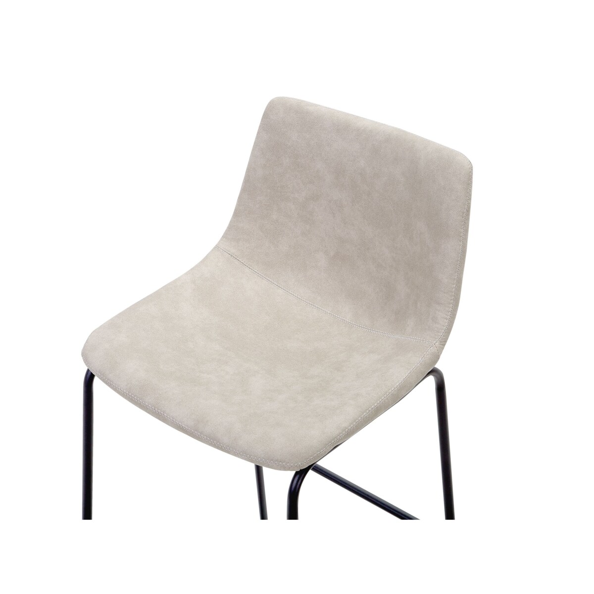 Zestaw 2 krzeseł barowych beżowy FRANKS