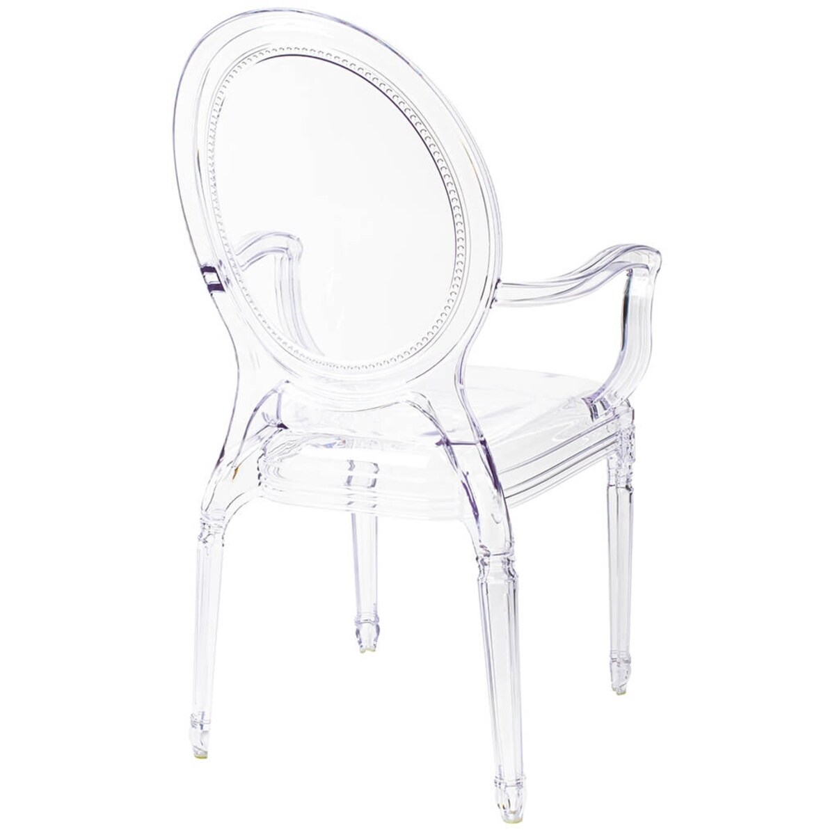 Krzesło Prince Arm KH010100202 do sypialni przezroczyste