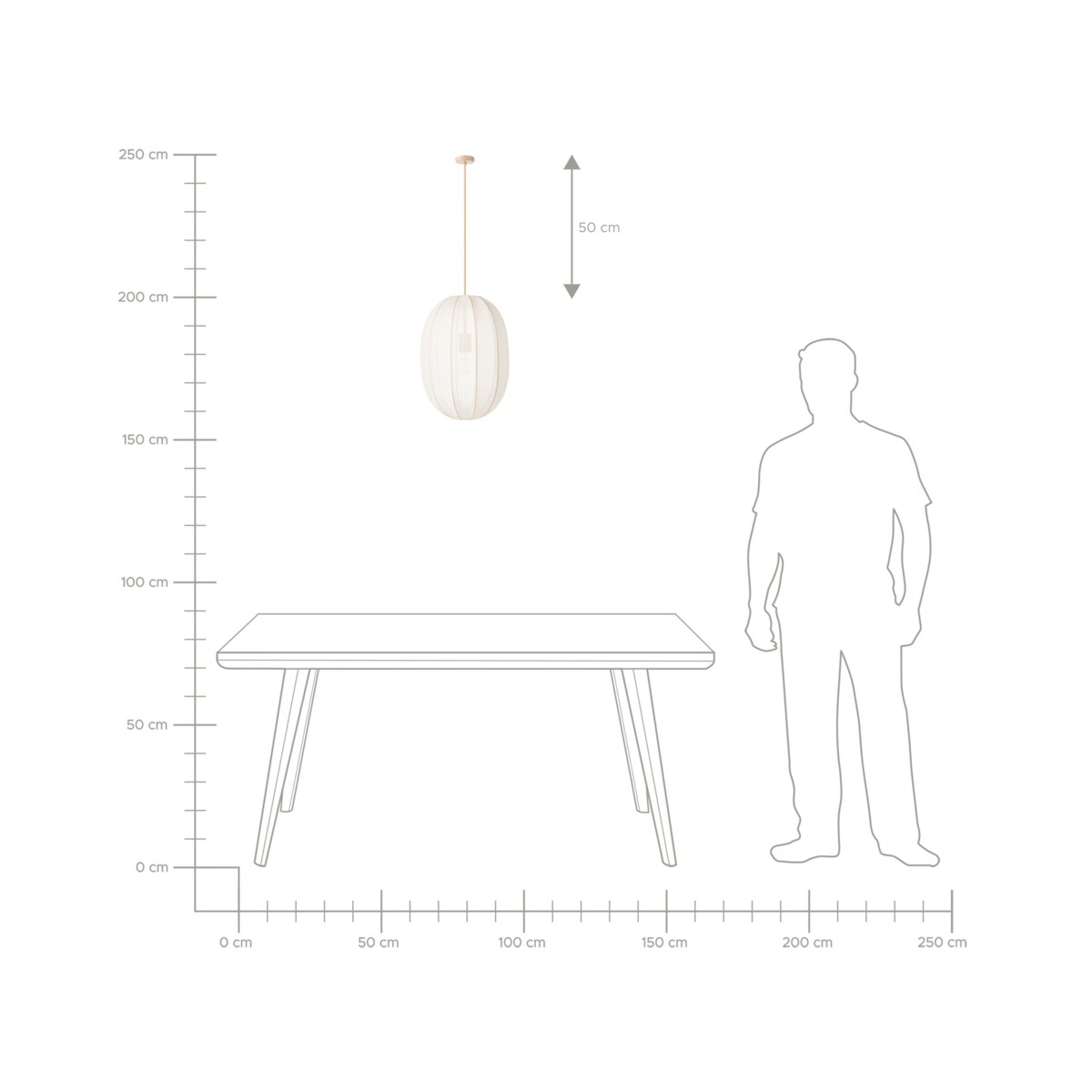 Lampa wisząca PADAMO Materiał syntetyczny Biały