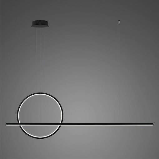 Lampa wisząca Linea No.2 40cm czarna 4k