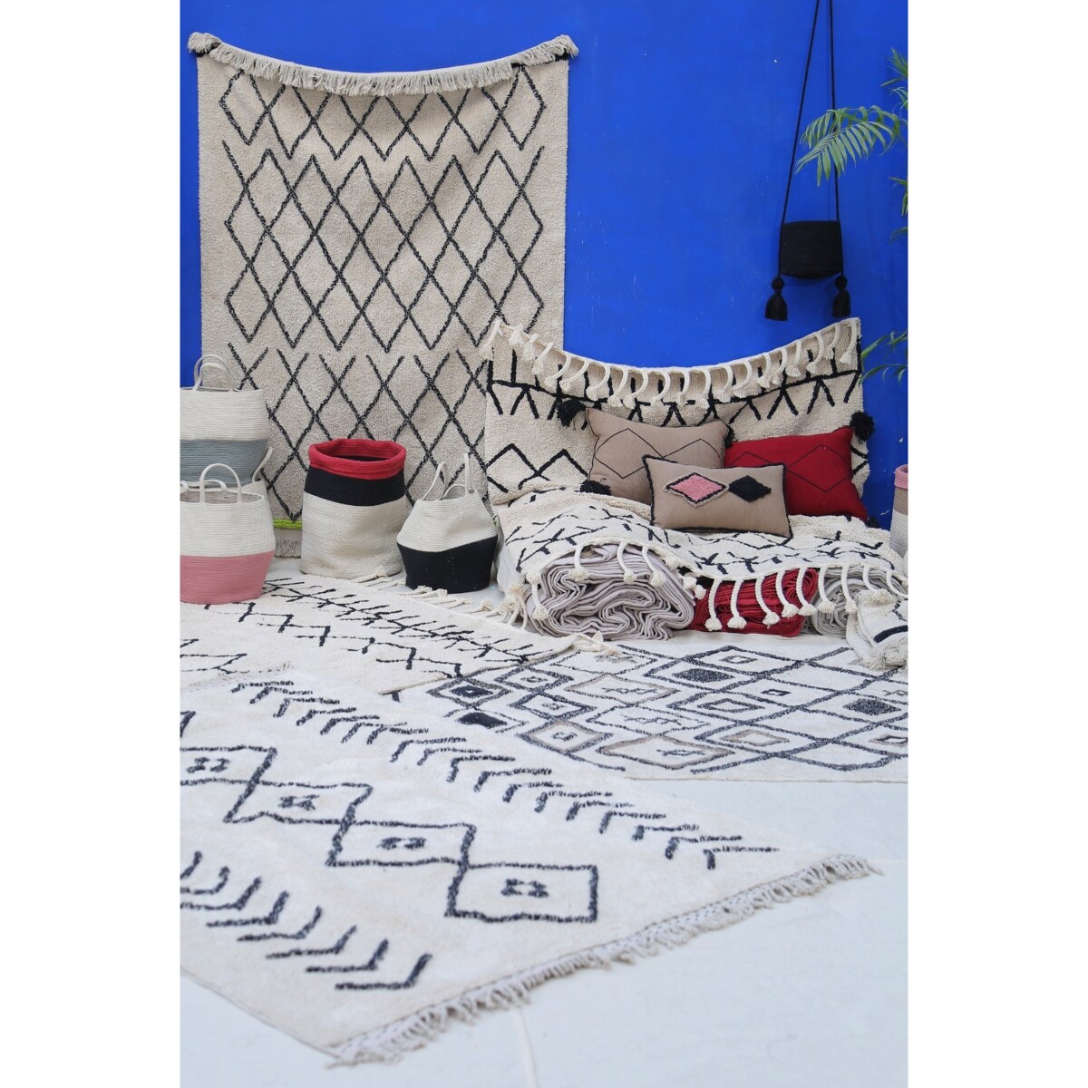 Dywan Bawełniany Bereber Crisscross 140x210 cm Lorena Canals