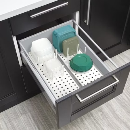 Zestaw 2 organizerów do szuflad (biały) Peggy Umbra