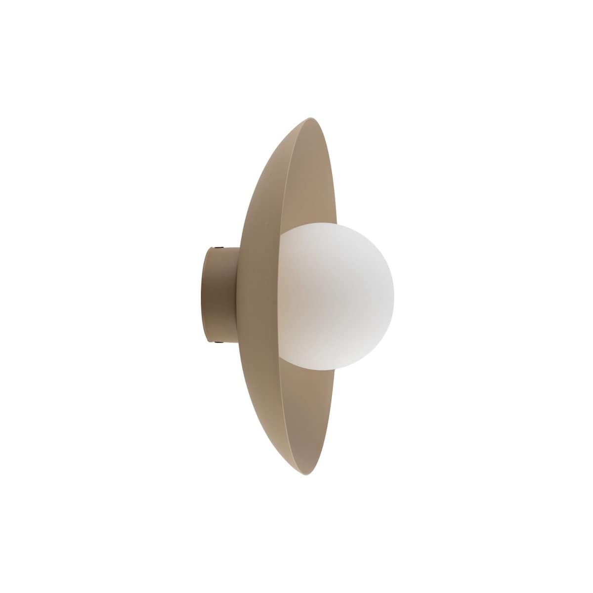 Lampa Sufitowo-Ścienna SLATE SABIA GLASS Beżowo-Biała G9 28 cm TK Lighting