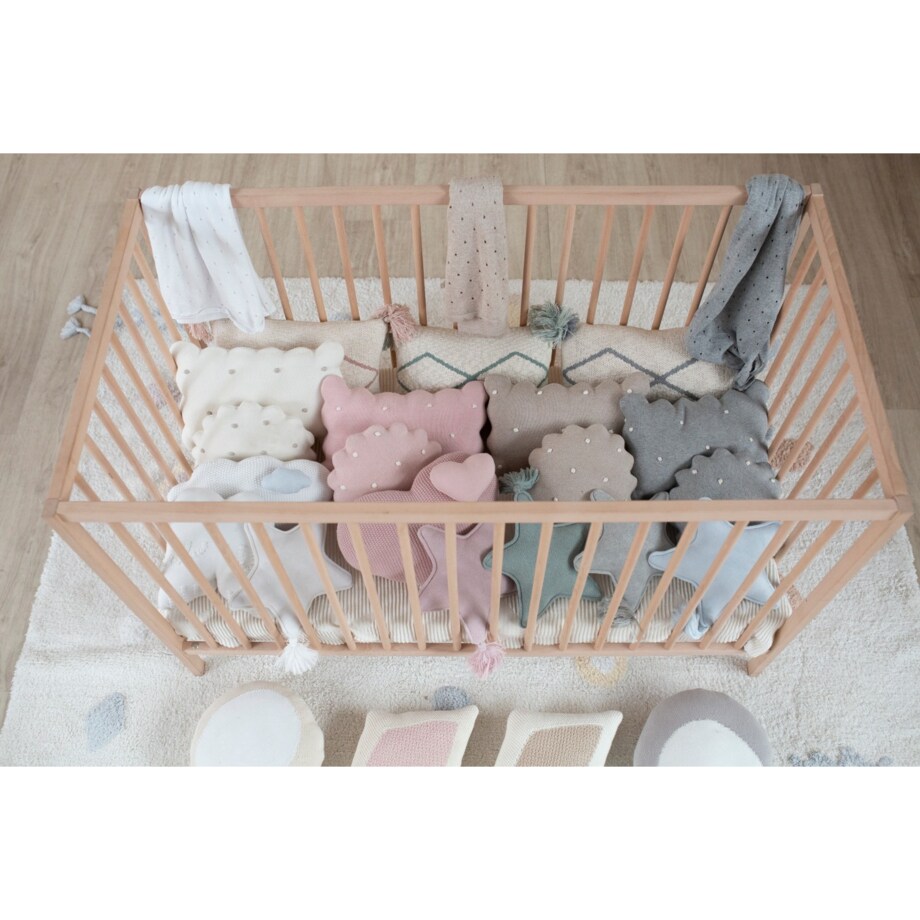 Kocyk Bawełniany Biscuit Light Grey Lorena Canals