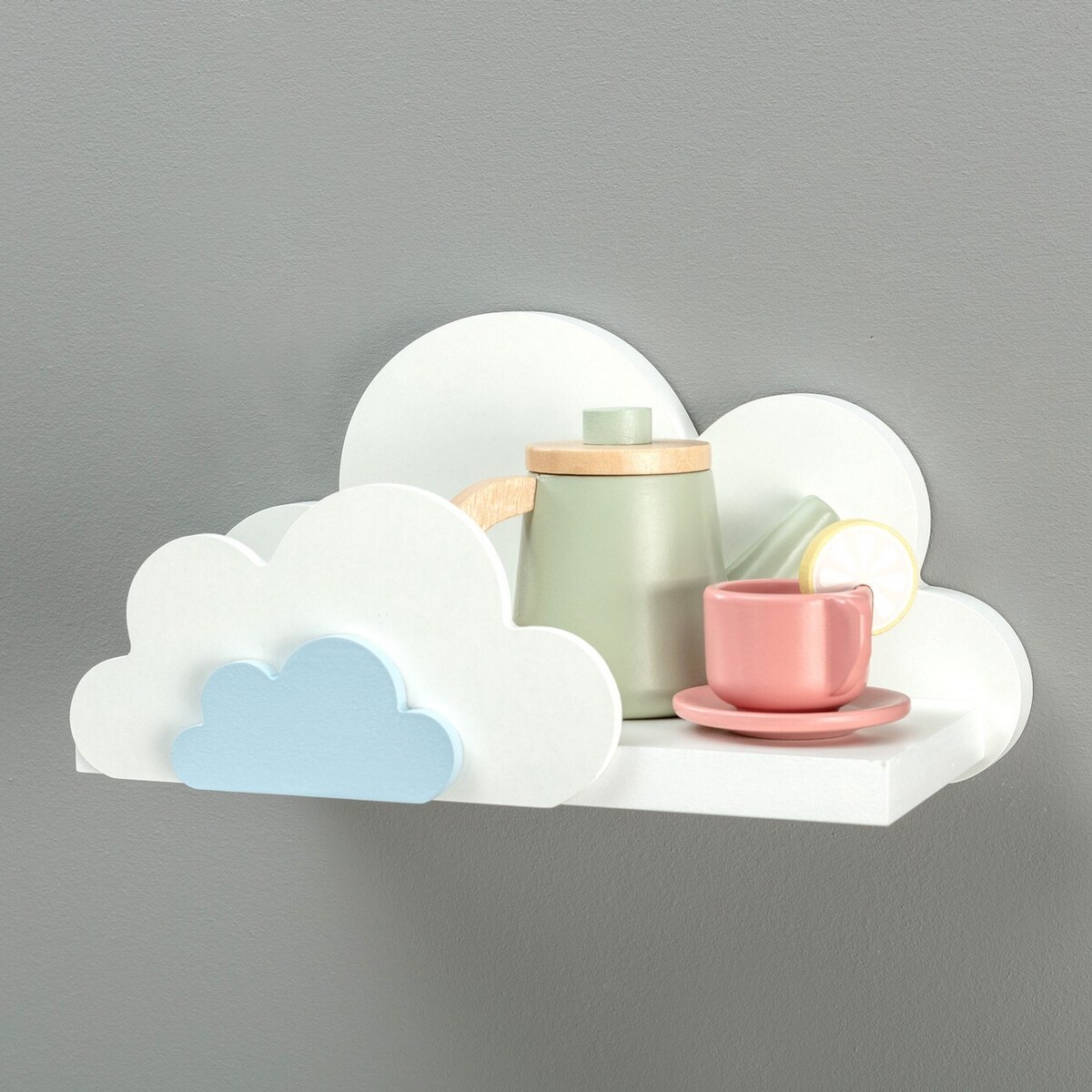 Półka Clouds 29,5x15x15cm blue, 29,5 x 15 x 15 cm