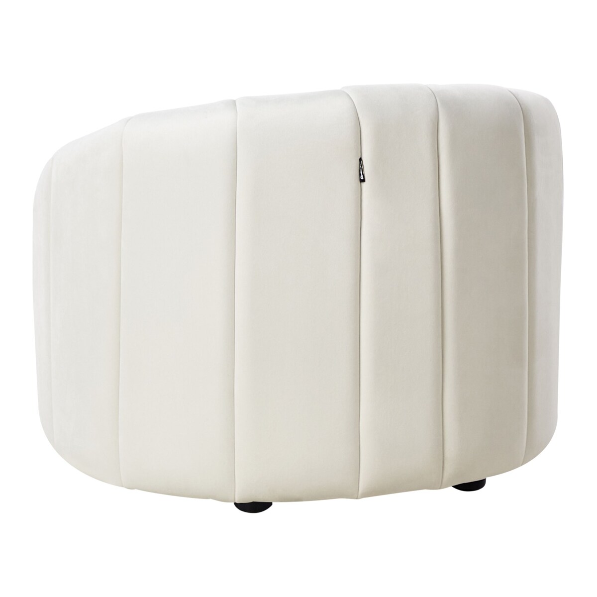 Komplet wypoczynkowy welurowy 6-osobowy złamana biel MALUNG