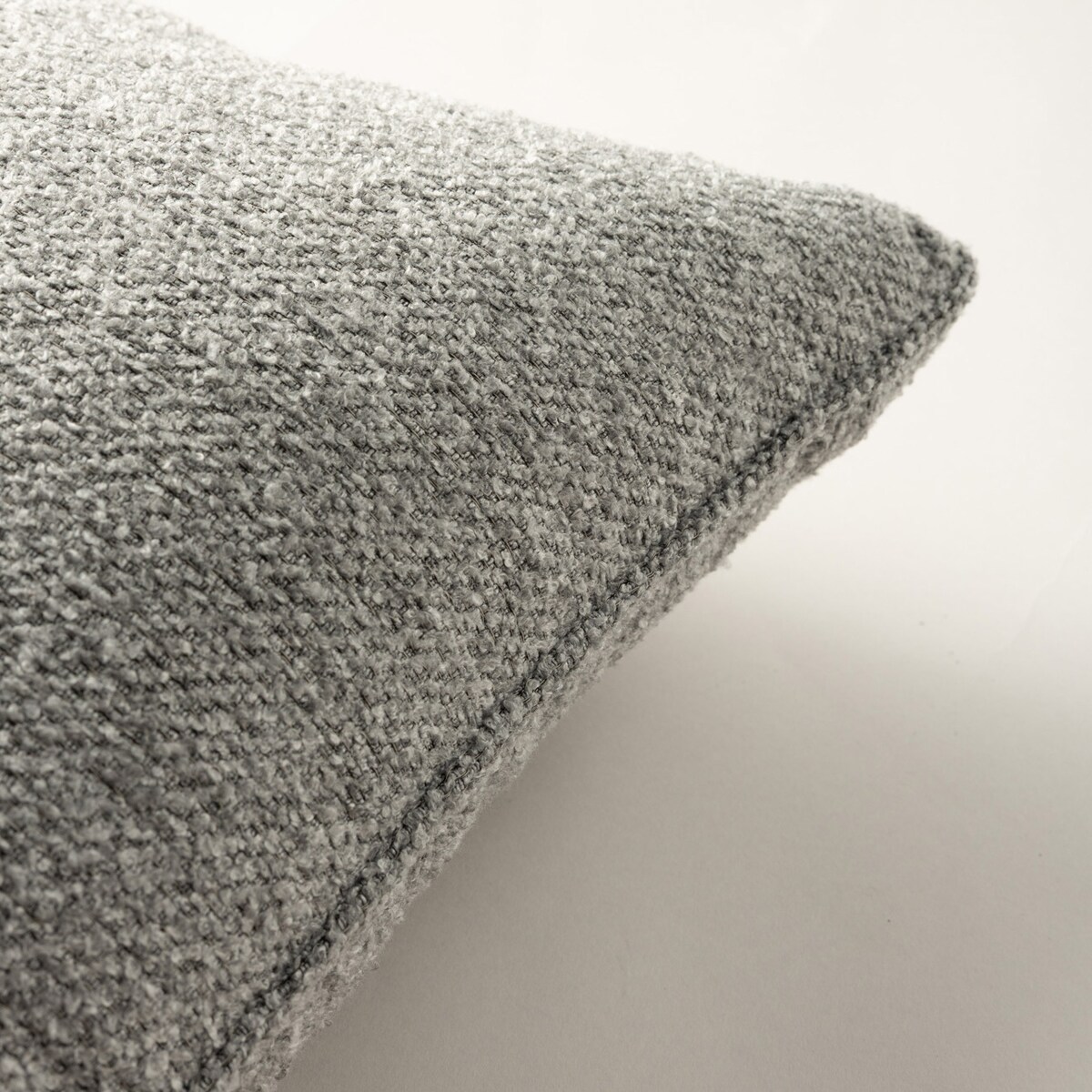 Poszewka Gabi na poduszkę prostokątna 60x40 szary melanż