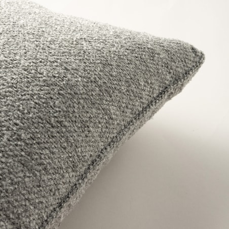 Poszewka Gabi na poduszkę prostokątna 60x40 szary melanż