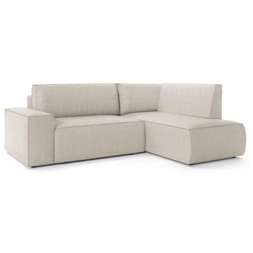 Narożnik z funkcją spania FELICIA L kremowy prawy/lewy