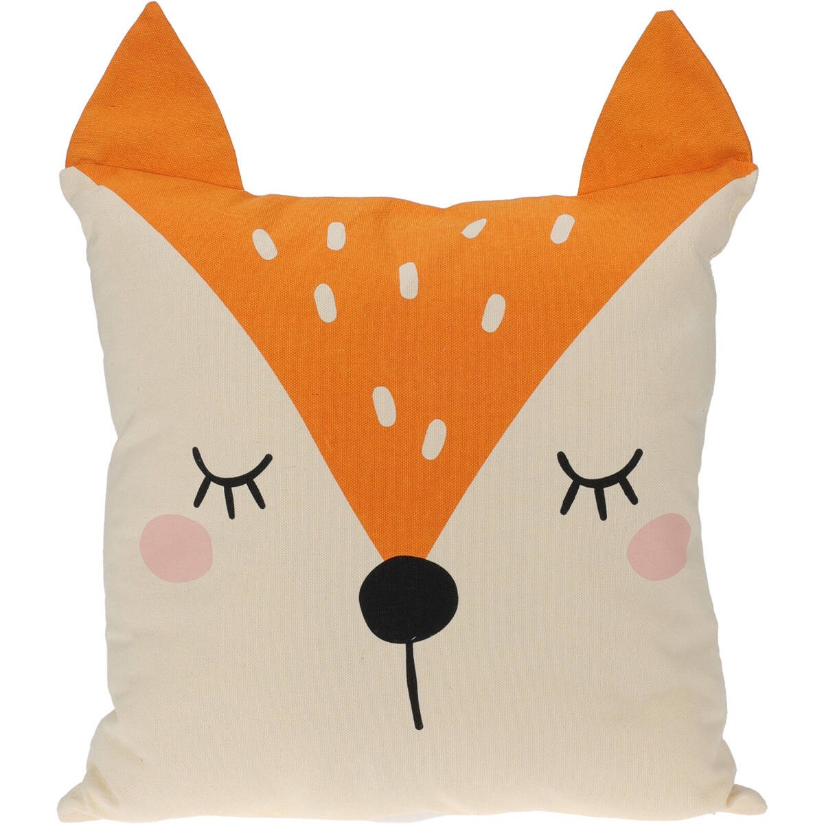 Poduszka przytulanka Leśni przyjaciele, z uszkami, 40 x 40 cm