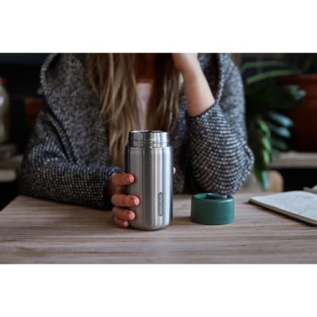 Kubek termiczny stalowy morski, 340 ml, Black+Blum