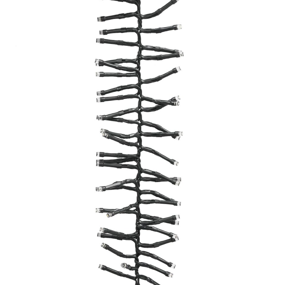 vidaXL Sznur lampek LED, 3000 diod w kolorze zimnej bieli, 23 m, PVC