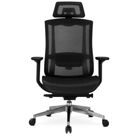 Fotel gamingowy obrotowy ergonomiczny regulowany do biurka czarny DYLAN