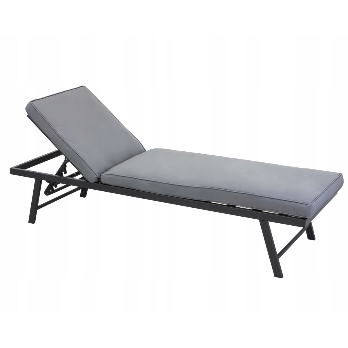 Modułowy zestaw mebli ogrodowych z sofami posiadającymi funkcję leżanki