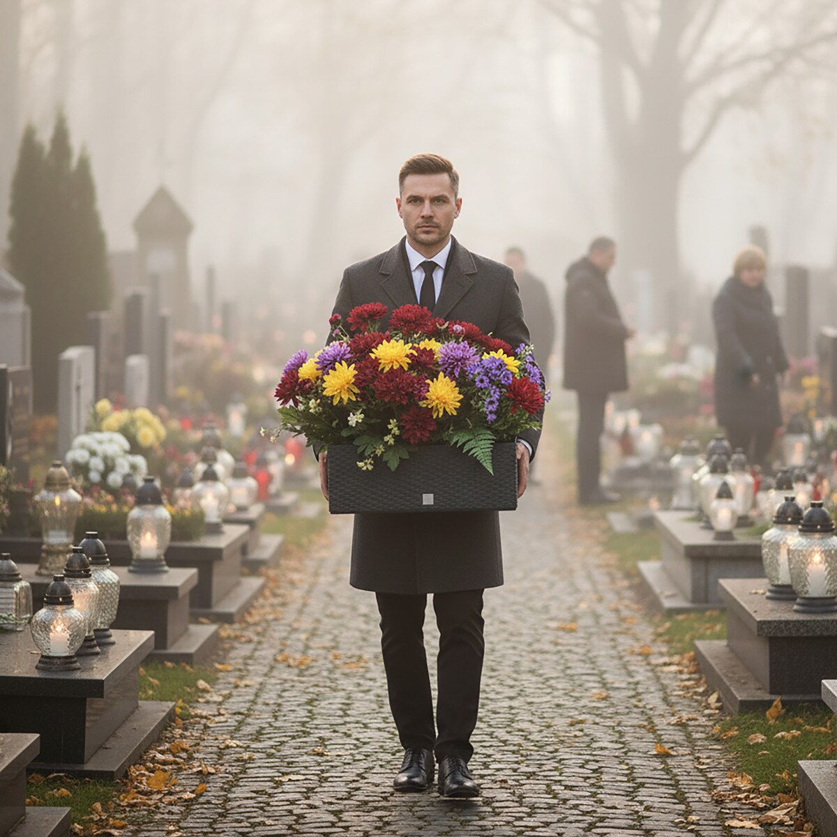 Donica Na Cmentarz Doniczka Korytko Ratanowe Na Wszystkich Świętych Rato Case 17L