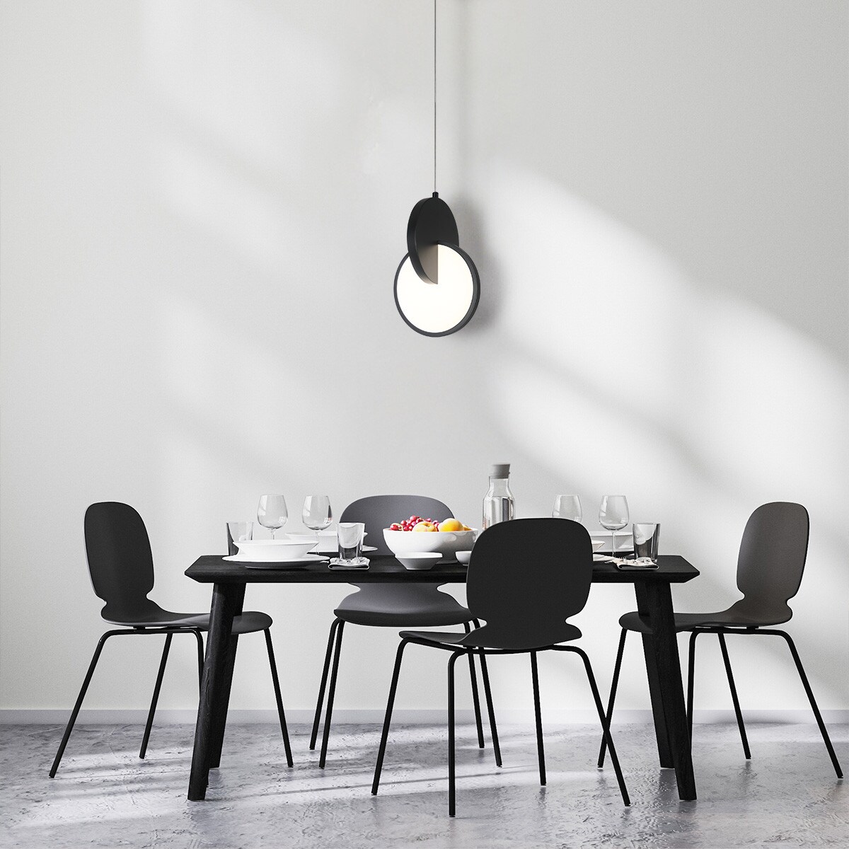 Lampa sufitowa wisząca Light Prestige Circlo chrom LED CCT 3000K/4000K/6000K (regulowana) 1 szt.