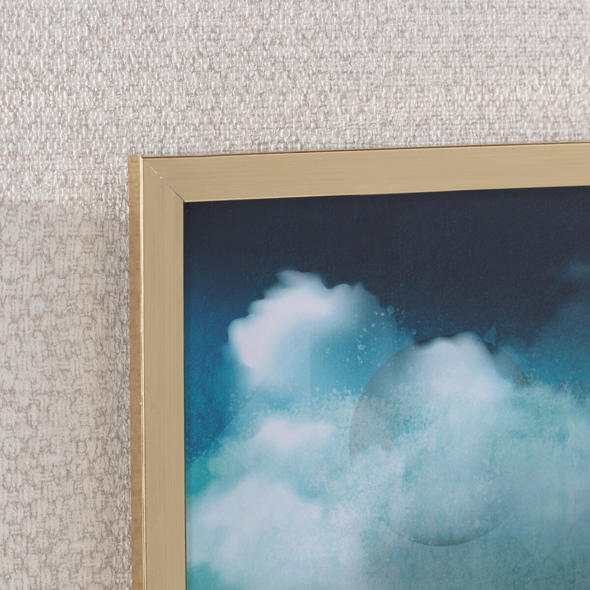 Obraz Impression 30x40cm gold&navy, 30 x 40 cm