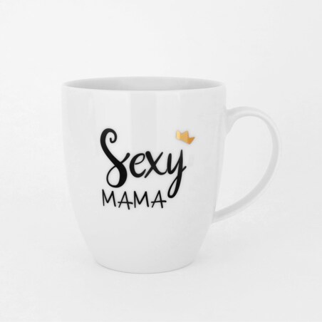 Kubek 380 ml - Sexy MAMA + Złota Korona
