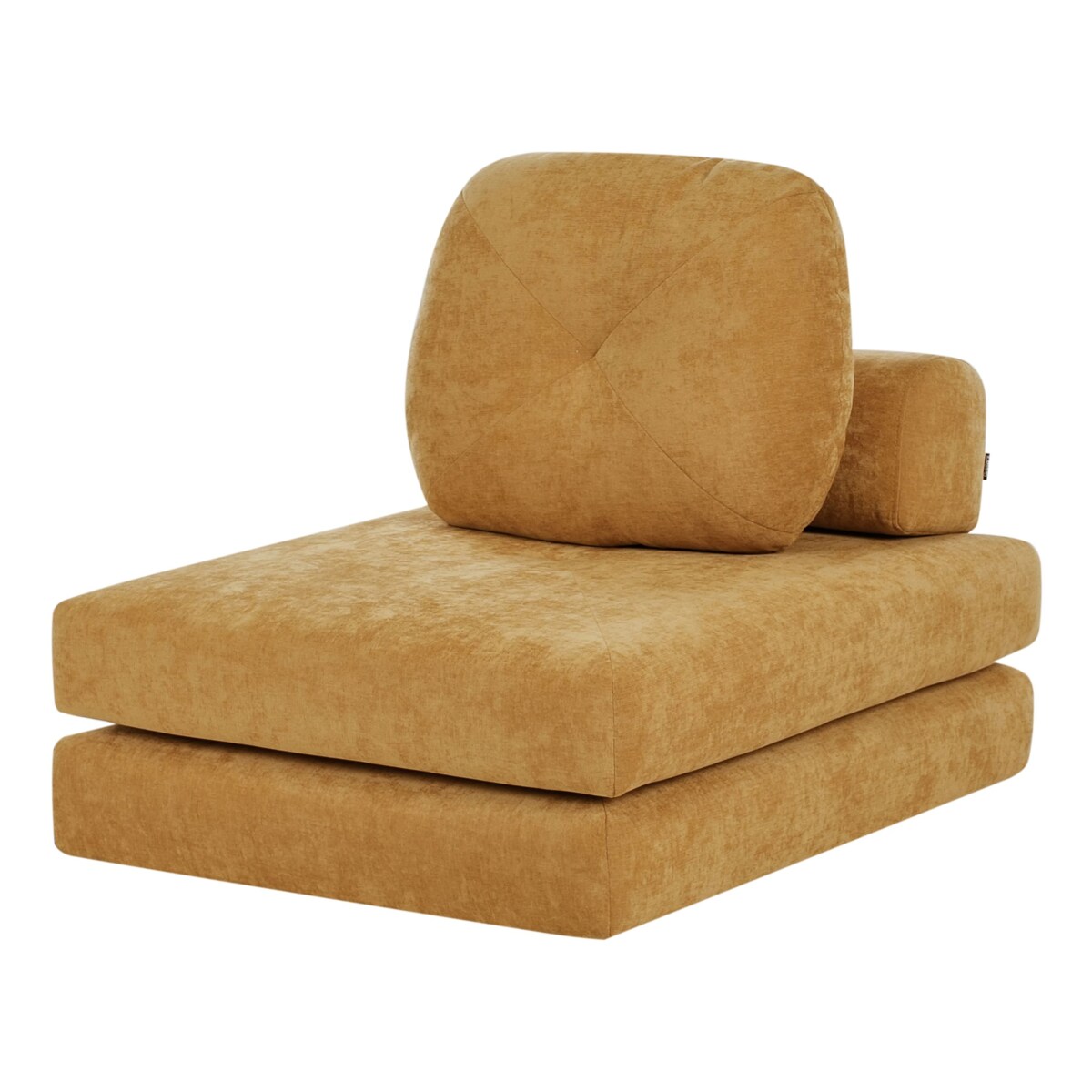 Sofa rozkładana jednoosobowa OLDEN Musztardowy