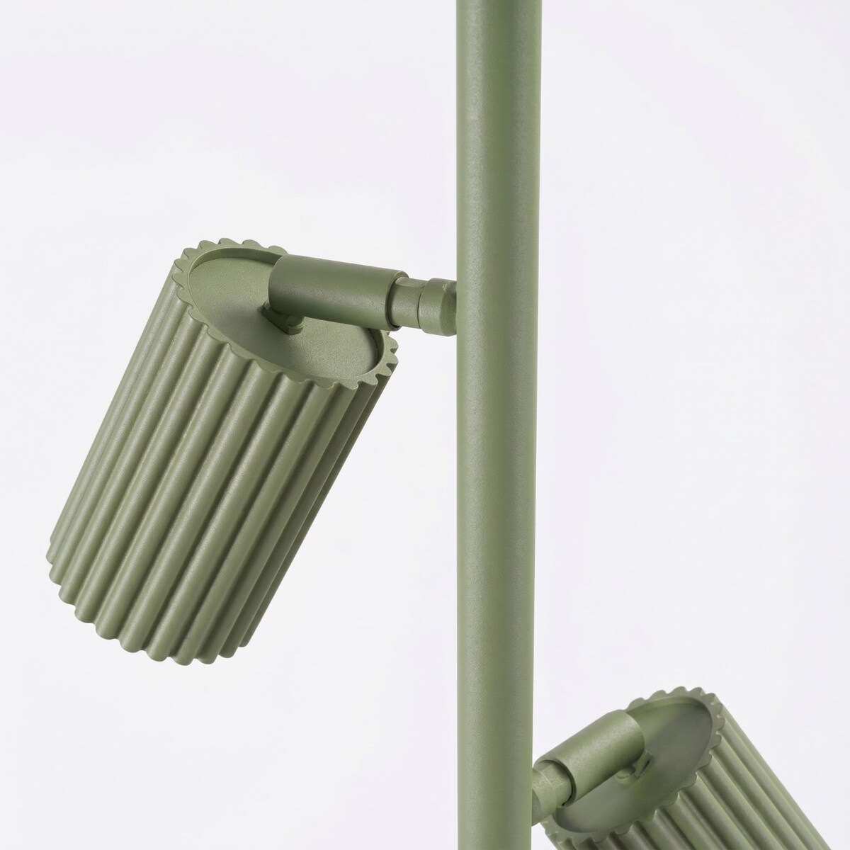 Lampa podłogowa KARBON 3 zielona oliwka