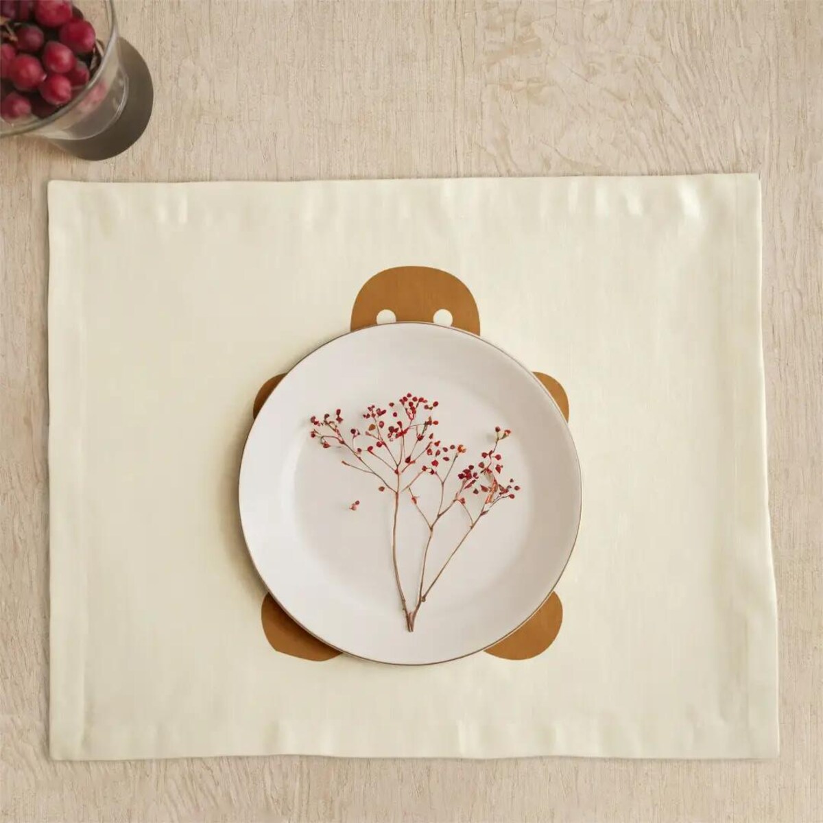 Podkładki świąteczne - Piernikowy ludzik